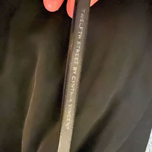 NWT Twelfth Street by Cynthia Vincent | black halter dress Small S Anthropologie - Picture 9 of 10